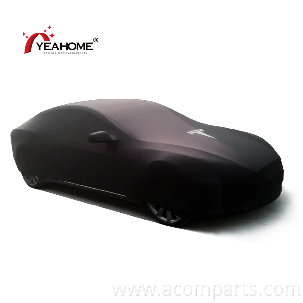 Ultra Soft Elastic Custom Indoor Car Cover Dust-Proof Breathable Cover